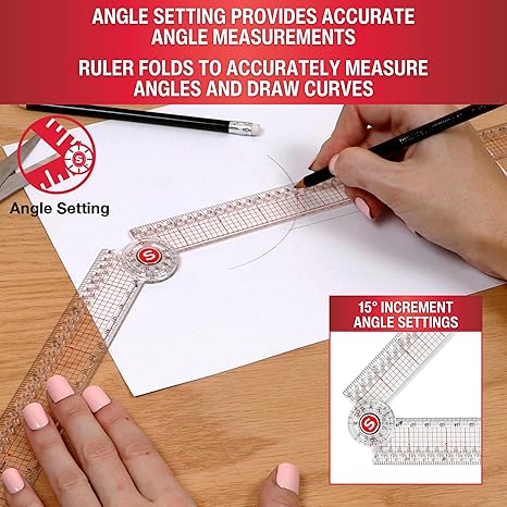 SINGER 24-Inch Folding Clear Ruler for Sewing & Crafting – Viral ...
